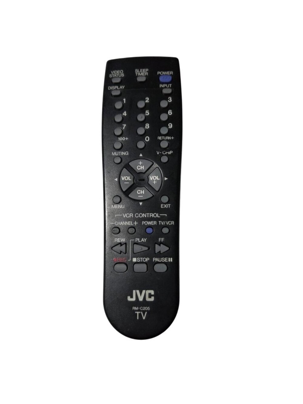 Genuine JVC TV Remote Control RM- C205 Tested and Works